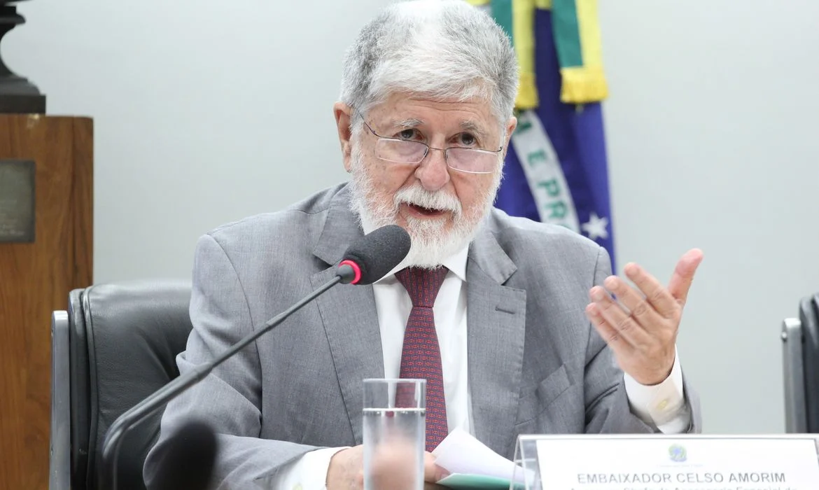 Celso Amorim. Foto: Vinicius Loures/Câmara dos Deputados