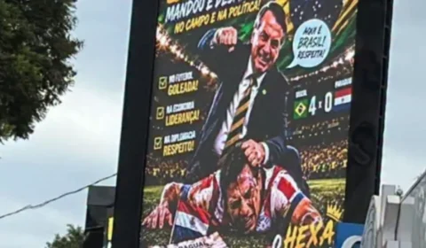 Paraguai manda retirar painéis após montagem com Bolsonaro causar confusão