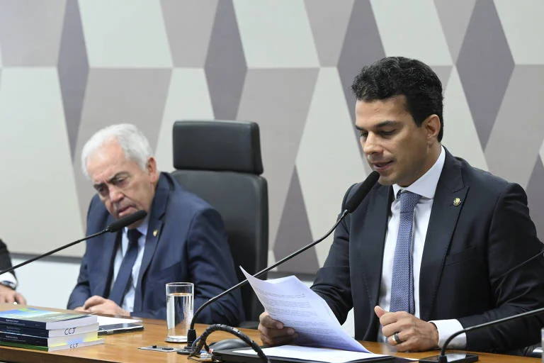 Presidente da CCJ, senador Otto Alencar (PSD-BA), durante reunião da CCJ - Agência Senado