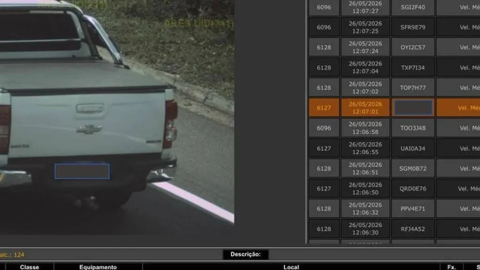Mais da metade de motoristas flagrados em teste de radar de velocidade média teriam CNH suspensa