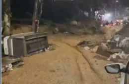 Chuva causa deslizamento na Rocinha e arrasta veículos no Rio de Janeiro