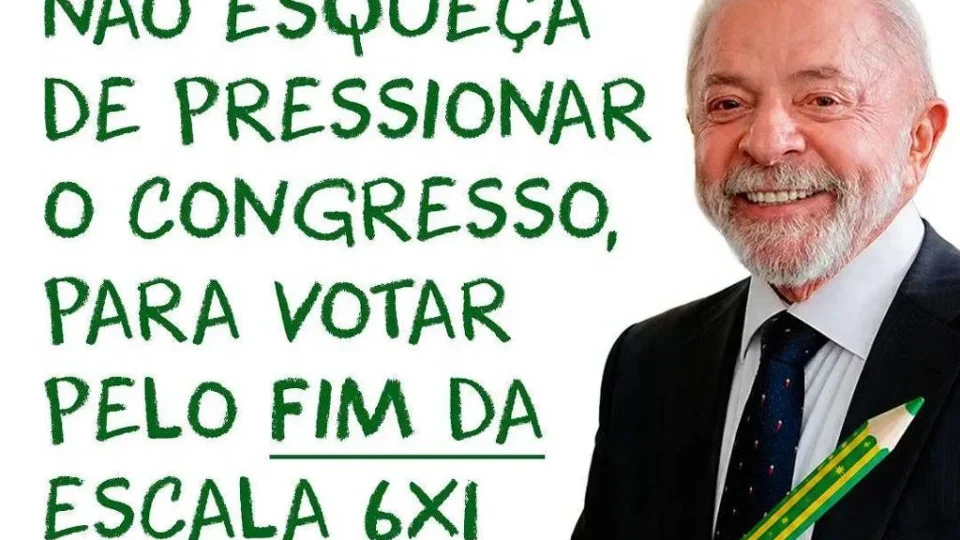 Justiça manda governo Lula suspender anúncios pelo fim da escala 6×1 nas redes