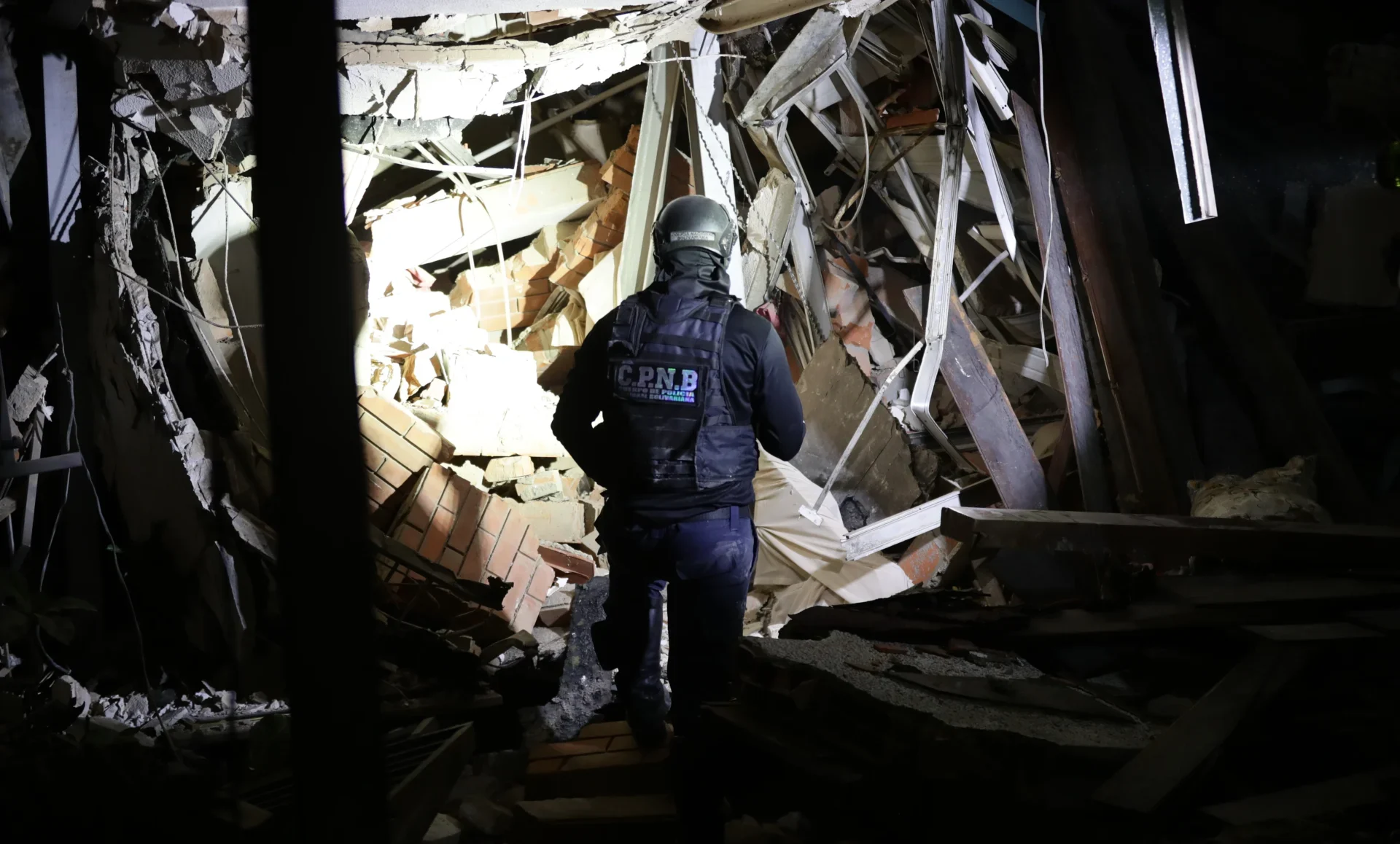 Terremoto na Venezuela. Foto: Agência Efe/Folhapress