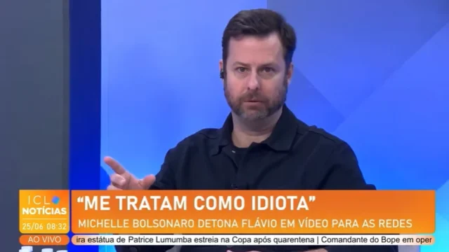 Racha de Michelle com Flávio mostra fraqueza do bolsonarismo. Confira o comentário de Cesar Calejon.