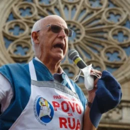 Padre Júlio Lancellotti alerta para riscos do Super El Niño à população de rua