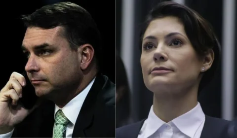 Após ironizar vídeo de Michelle, Flávio Bolsonaro volta atrás e pede desculpas