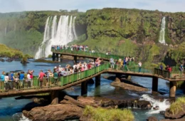 Turista pula nas Cataratas do Iguaçu para recuperar celular que havia caído; VEJA