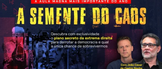 A Semente Do Caos - Aula Magna Com Eduardo Moreira E Castro Rocha
