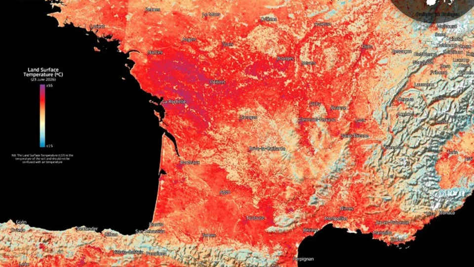 Bloqueio ômega: fenômeno ajuda a explicar temperaturas acima de 50°C na Europa