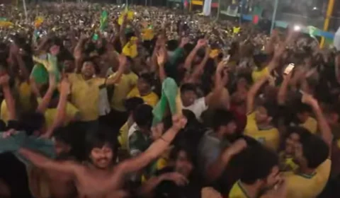 Vídeos mostram festas pela vitória do Brasil em Bangladesh, Líbano e outros países; veja