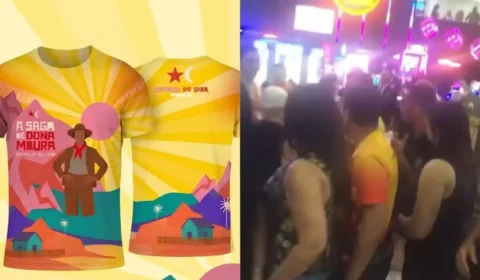 Casal confunde símbolo junino com estrela do PT e ataca dançarinos em festa