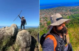 Homem morre ao cair de penhasco em Maricá após subir em pedra para foto