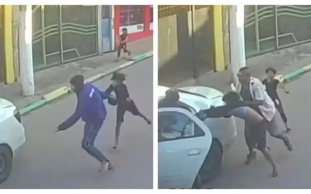 Homem desce de táxi e tenta sequestrar criança no meio da rua em SP
