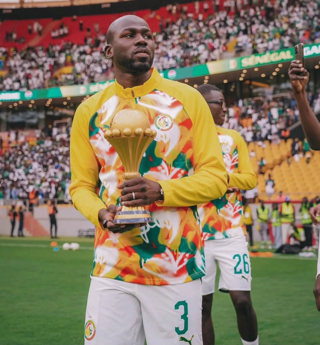 Kalidou Koulibaly é uma das estrelas da seleção de Senegal, mas nasceu na França | Crédito: Reprodução Instagram