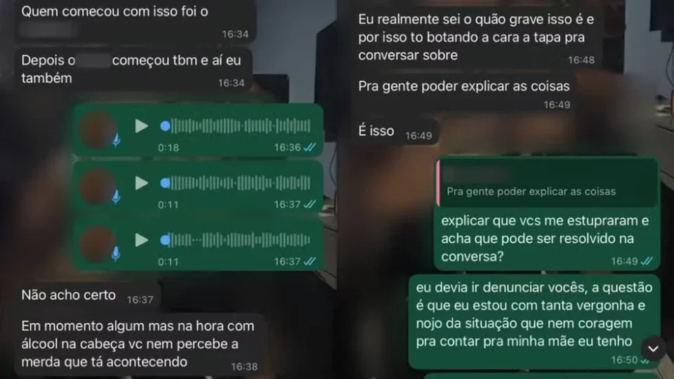 Adolescente é vítima de estupro coletivo em BH: ‘estou com tanta vergonha e nojo’