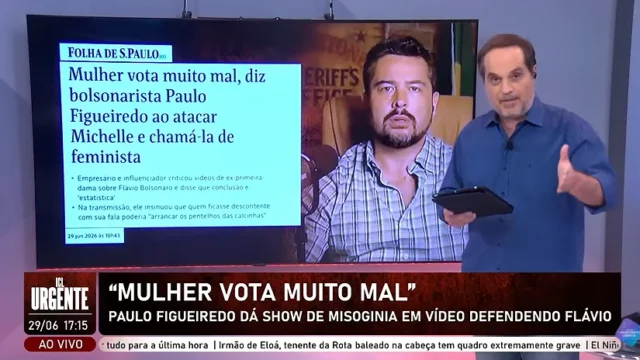 Paulo Figueiredo critica Michelle Bolsonaro e faz postagem machista nas redes