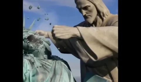 Em provocação aos EUA, Irã posta vídeo com Cristo nocauteando Estátua da Liberdade