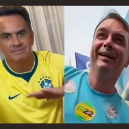 Ciro Nogueira e Flávio Bolsonaro no passinho do Vorcaro