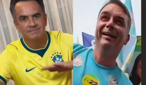 Ciro Nogueira e Flávio Bolsonaro no passinho do Vorcaro