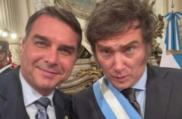 Milei diz que virá ao Brasil para lançamento da candidatura de Flávio Bolsonaro