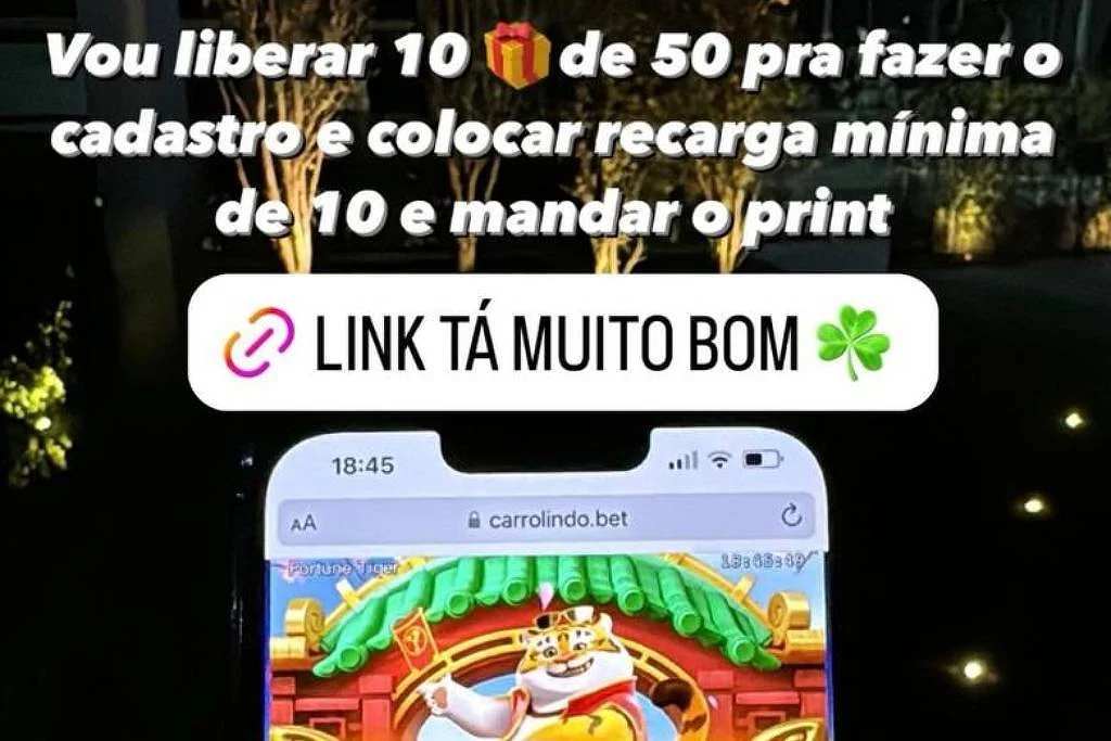 Parentes de Deolane Bezerra divulgaram links de acesso ao caça-níquel Fortune Tiger, conhecido como 'jogo do tigrinho', em outubro de 2024 - Reprodução