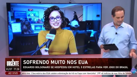 Eduardo Bolsonaro diz que está quebrado, mas se hospeda em hotel de luxo