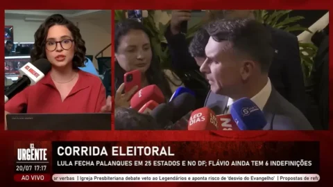 Lula garante apoio em 25 estados e no Distrito Federal, enquanto Flávio tem apenas 6.
