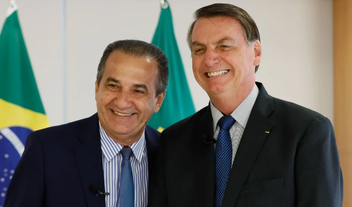 O ex-presidente Jair Bolsonaro ao lado do pastor Silas Malafaia. Foto: Isac Nóbrega /PR