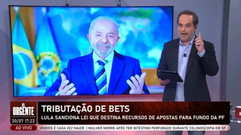 O presidente Lula sanciona projeto de lei que destina até 3% da receita das apostas ao fundo da Polícia Federal