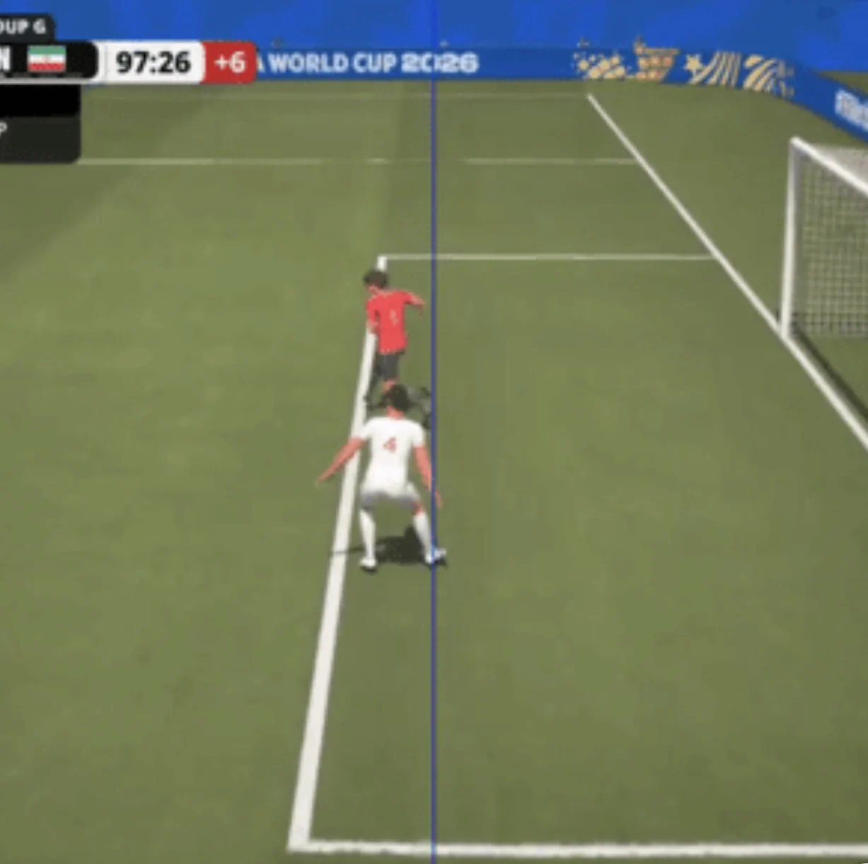 Imagens do VAR do lance impedido na partida do Egito contra o Irã