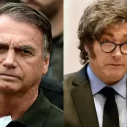 Bolsonaro pede autorização para receber Milei na prisão domiciliar