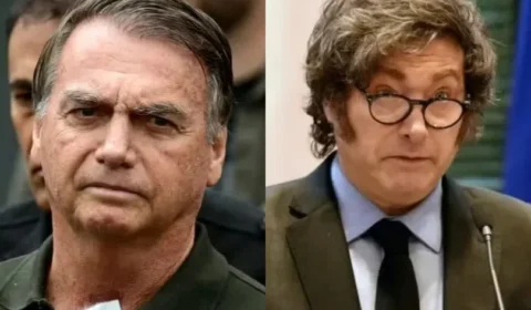 Bolsonaro pede autorização para receber Milei na prisão domiciliar