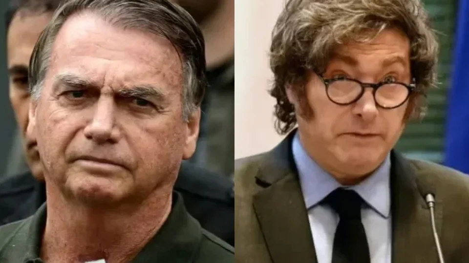 Bolsonaro pede autorização para receber Milei na prisão domiciliar