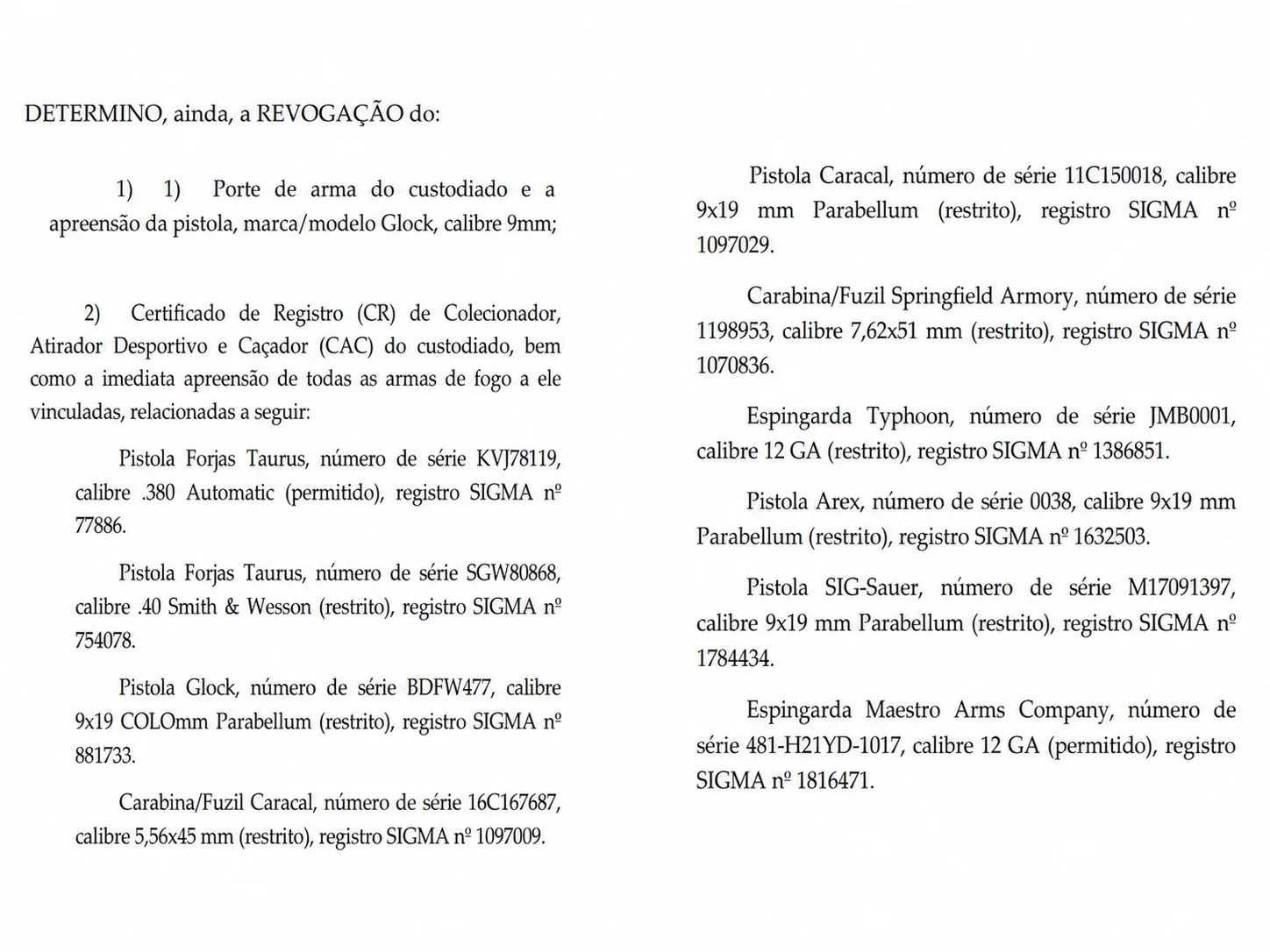 Documento da decisão de Moraes em manter o ex-presidente Jair Bolsonaro em prisão domiciliar