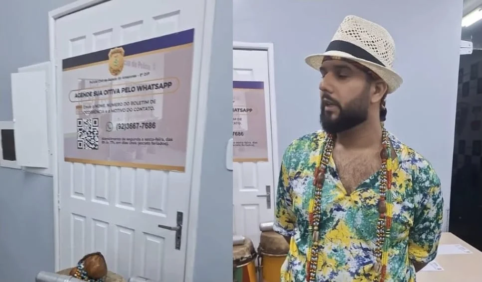 Heriberto dos Santos Sena Junior, sacerdote do terreiro e advogado. Foto: Chora Manaus