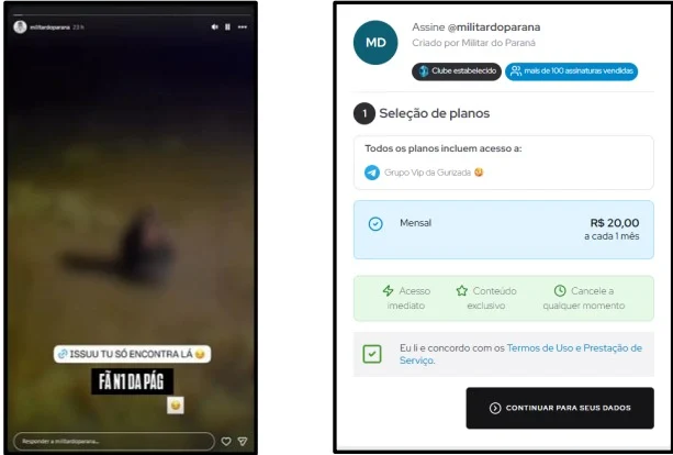 Grupo no Telegram - Foto: Reprodução
