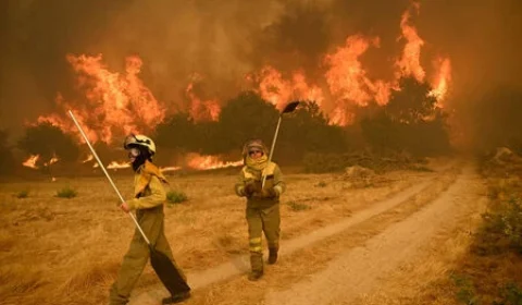 Sul da Europa está mais inflamável, e chance de perder controle de incêndios é cada vez maior