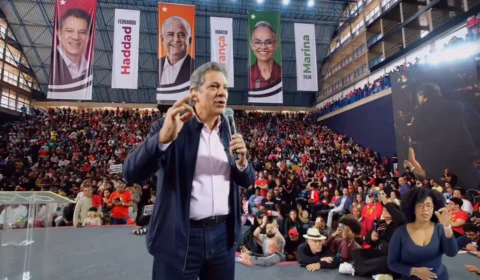 PT oficializa Haddad candidato ao Governo de SP em evento com Lula e Alckmin