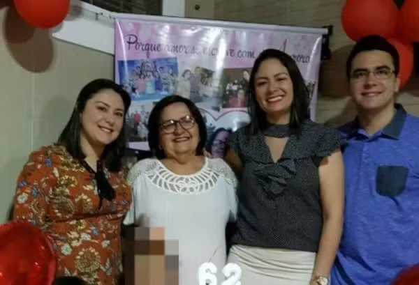 Família empregadora de doméstica em situação análoga à escravidão. — Foto: Reprodução.