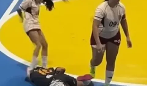 Jogadora que chutou cabeça de adversária em campeonato de futsal no CE é investigada