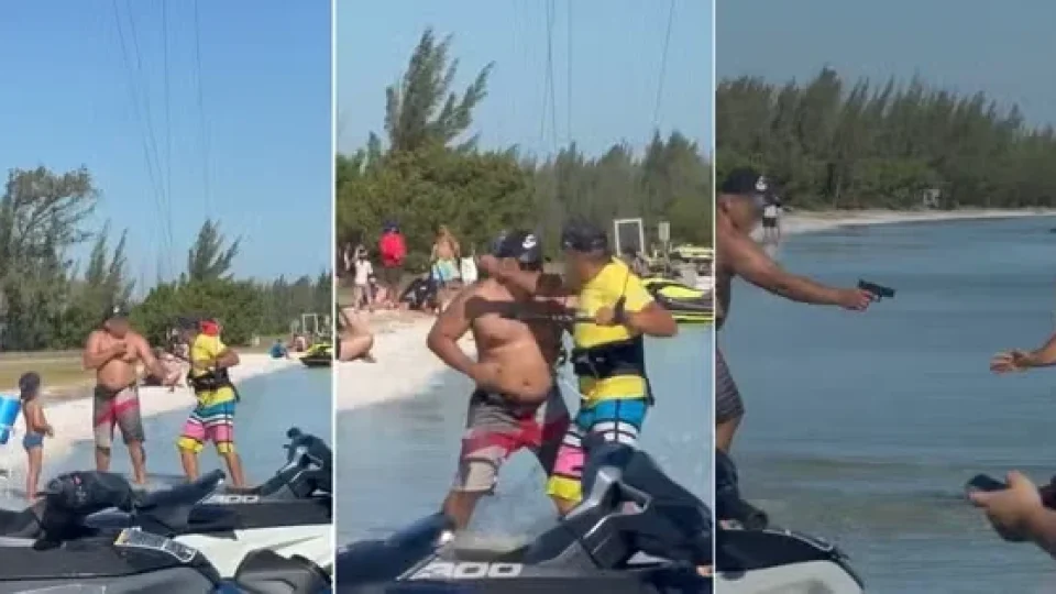 Banhista aponta arma para velejador, mas disparo falha em praia do RJ