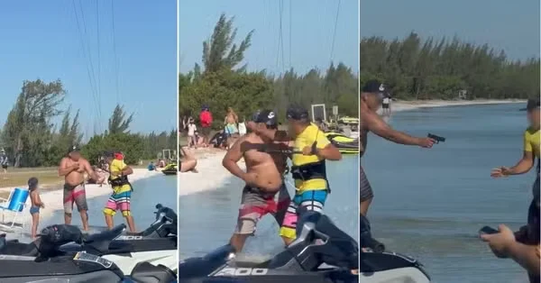 Segundo testemunhas, arma falhou nas duas tentativas de disparo — Foto: Reprodução Redes Sociais