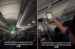 Trolagem: Piloto espanhol diz que Argentina ganhou a Copa em voo lotado de argentinos