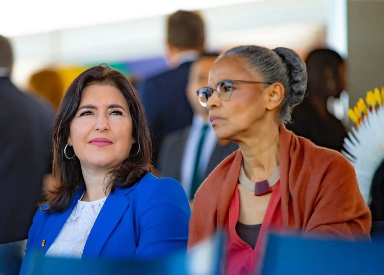 Michelle Bolsonaro sofre na pele a ideologia que representa, diz Simone Tebet