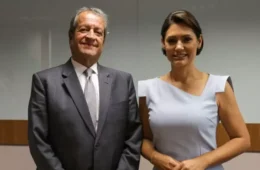 Valdemar diz que Michelle se distancia da campanha de Flávio e pode desistir do Senado