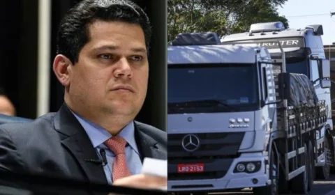 Caminhoneiros fazem paralisação em defesa da MP do Frete: ‘Quem causou foi Alcolumbre’