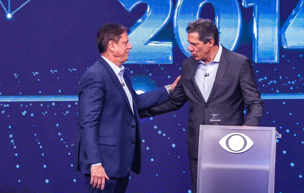 Debate entre Tarcísio e Haddad aborda segurança, privatizações e relação de SP com governo federal