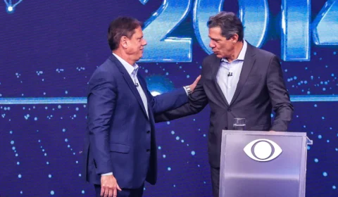 Debate entre Tarcísio e Haddad aborda segurança, privatizações e relação de SP com governo federal