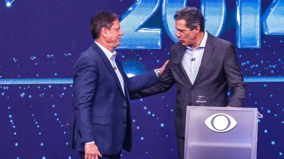 Debate entre Tarcísio e Haddad aborda segurança, privatizações e relação de SP com governo federal