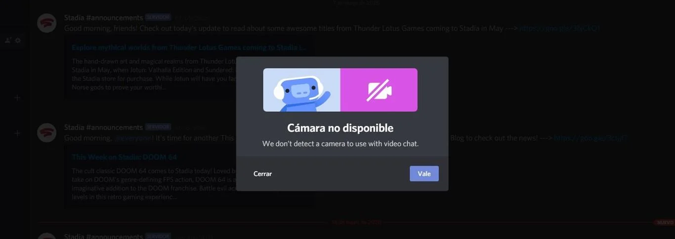 Discord começa a suspender chamadas de vídeo e compartilhamento de tela